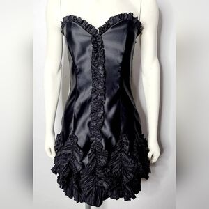 Y2K Gunne Sax Jessica McClintock Black Formal/Prom Dress